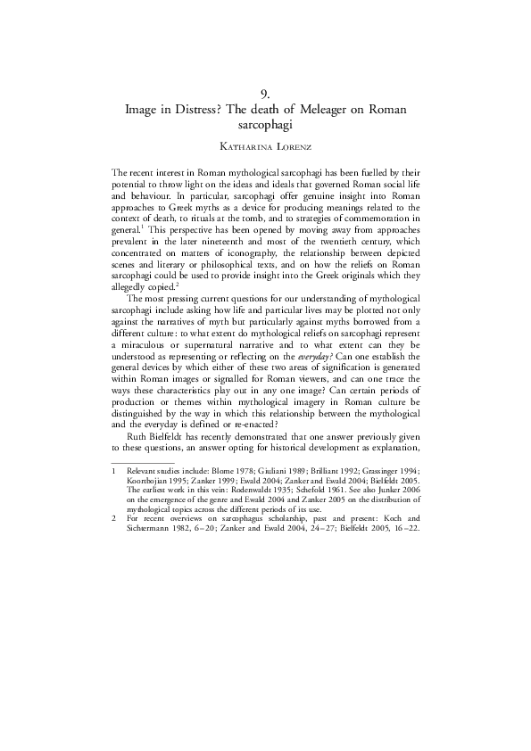 Story of meleager in iliad image