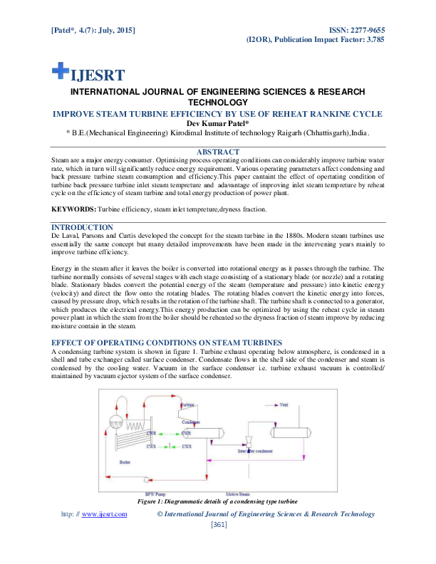Small steam turbine for sale image
