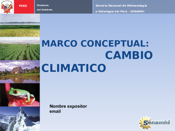 (PPT) Senamhi Expo CC Escenarios CC Junin OK