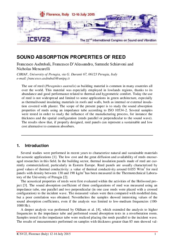 Sound absorption foam image