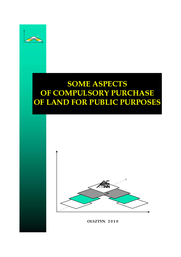 (PDF) SOME ASPECTS OF COMPULSORY PURCHASE OF LAND FOR PUBLIC PURPOSES
