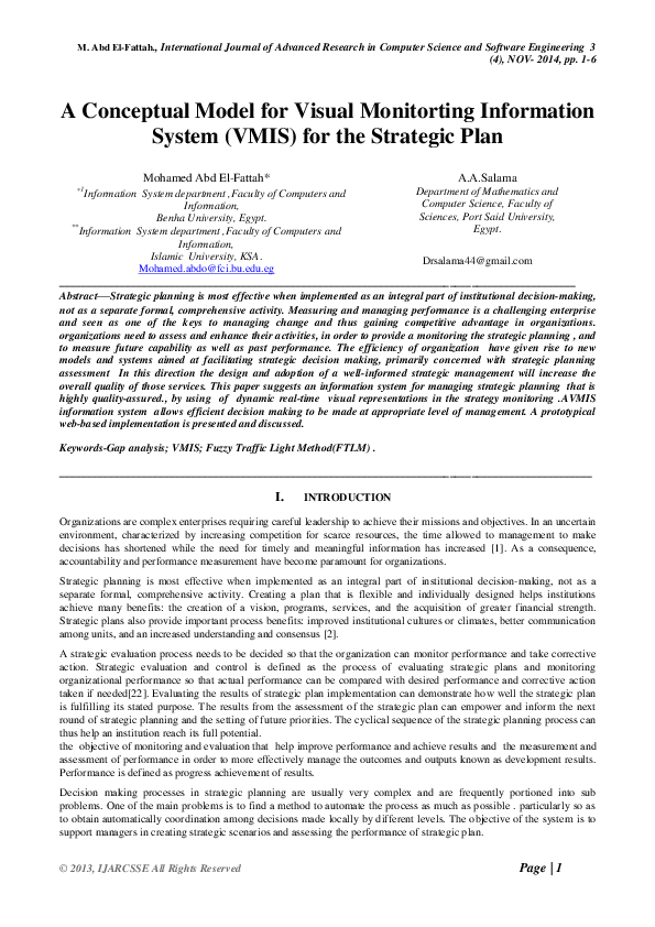 (PDF) A Conceptual Model for Visual Monitorting Information System ...