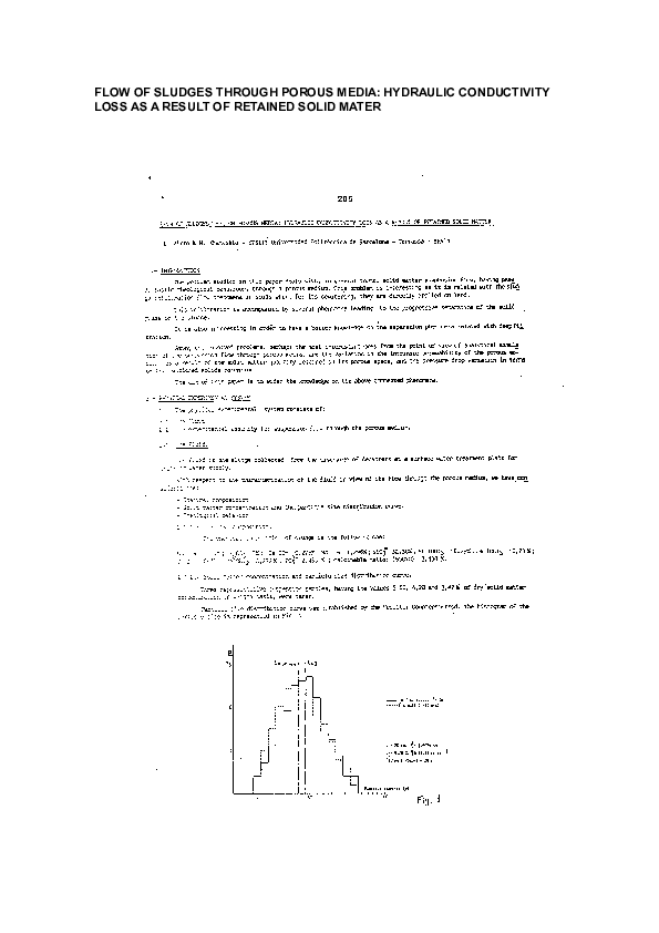 (DOC) Flow of sludges through porous media: Hydraulic conductivity loss ...