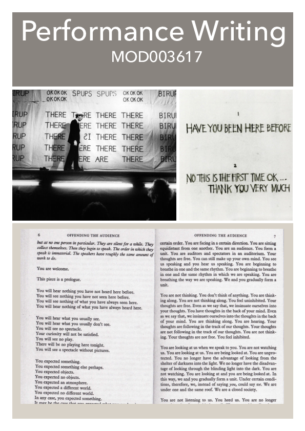 (PDF) Performance Writing