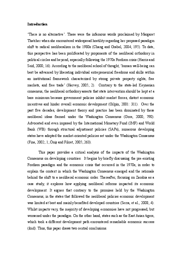 between “washington consensus” and “asian way”