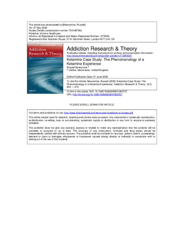 Case study vs phenomenology picture