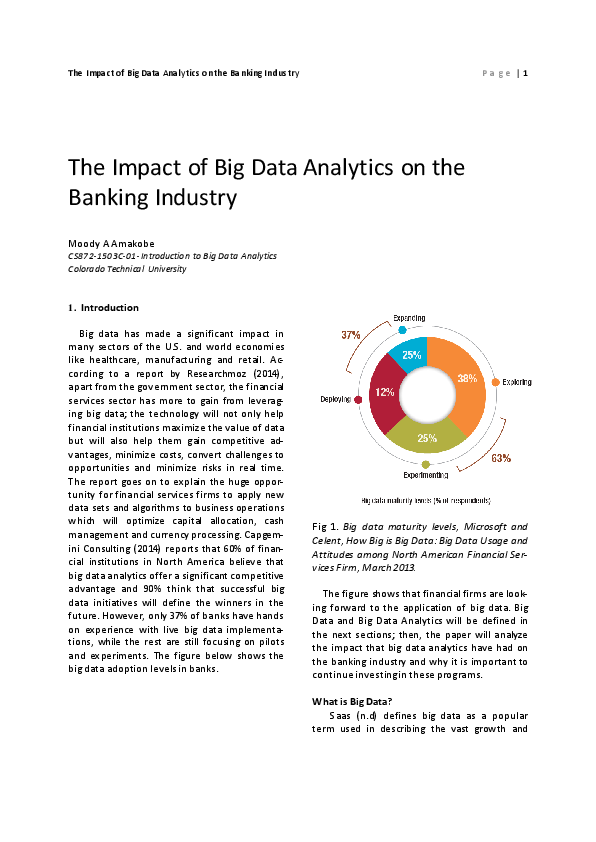 (PDF) The Impact of Big Data Analytics on the Banking Industry