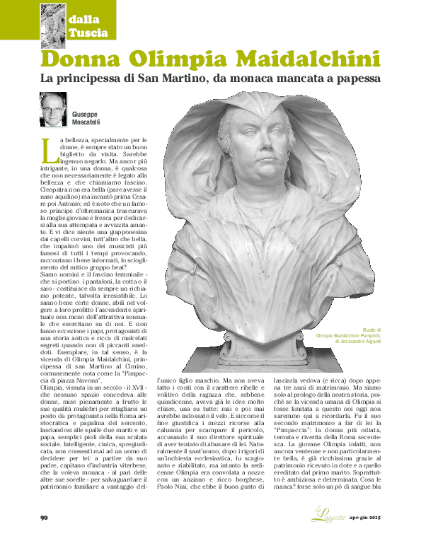 (PDF) Donna Olimpia Maidalchini, la principessa di San Martino da