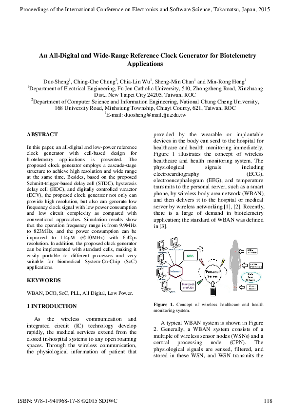 (PDF) An AllDigital and WideRange Reference Clock Generator for