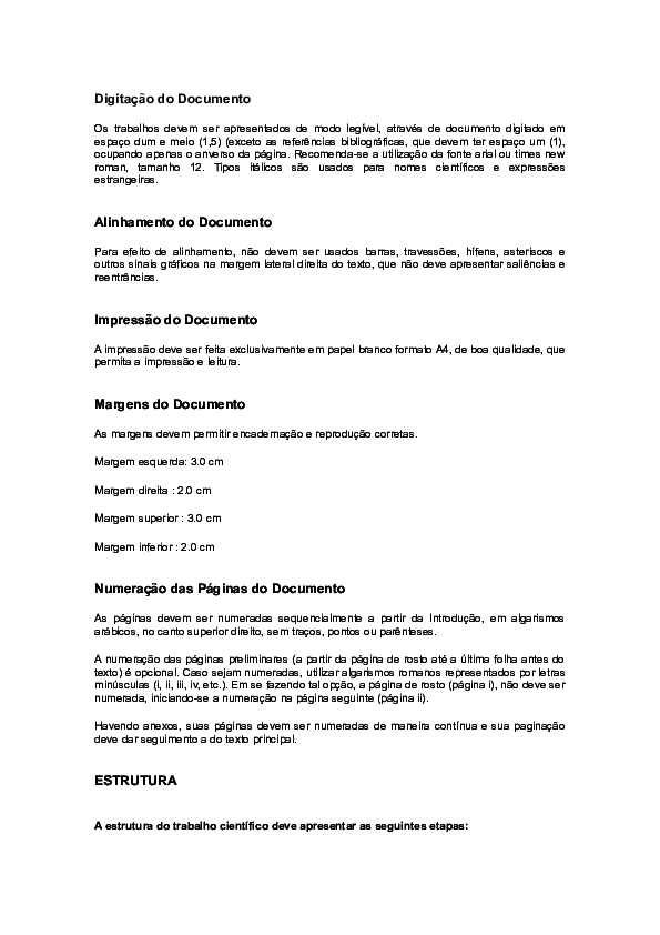 (DOC) Normas da ABNT