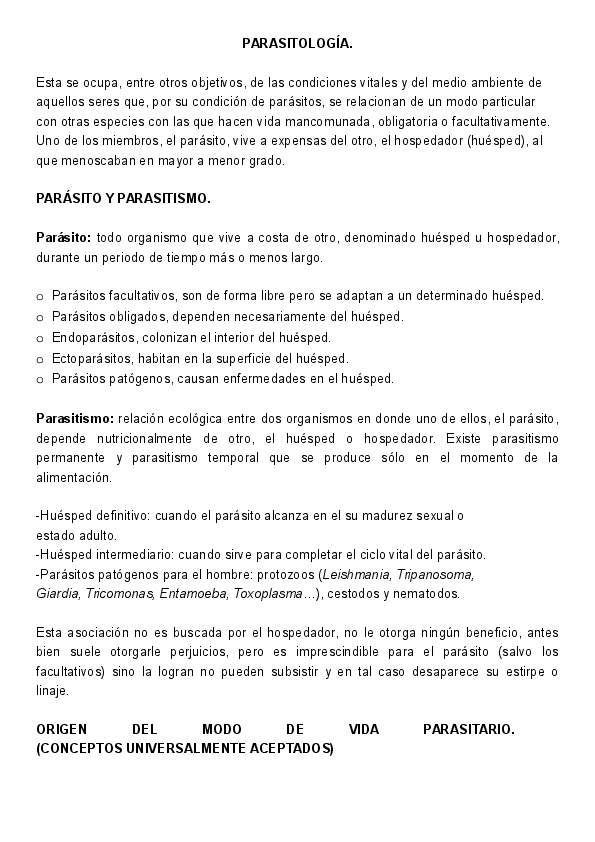 parasitismo obligatorio