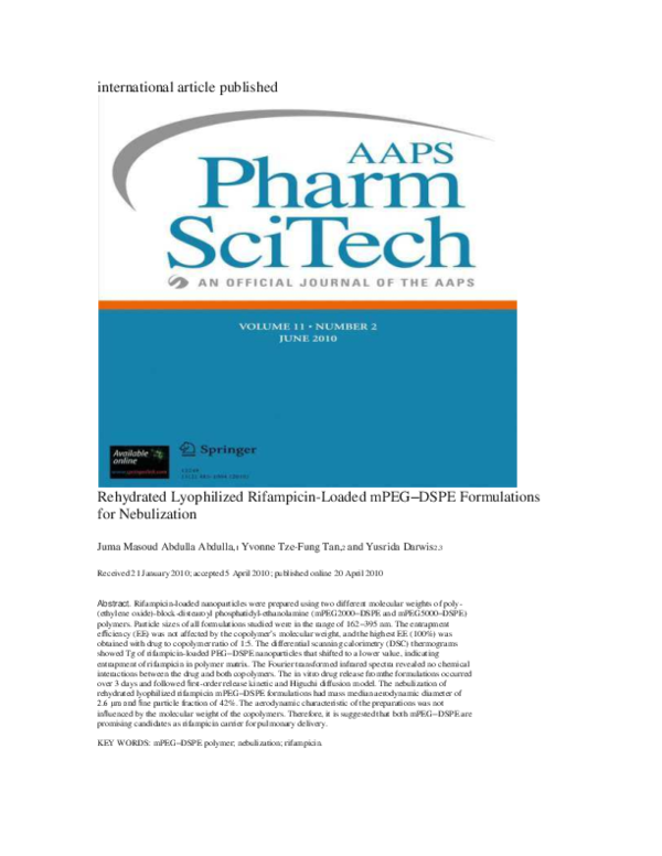 (PDF) International article published