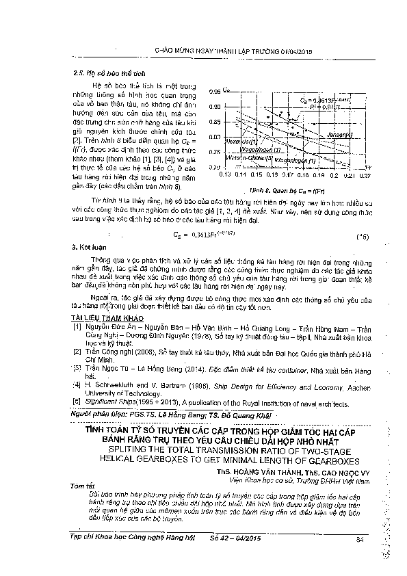 (PDF) Design of two-stages helical gearboxes in order to get minimal ...