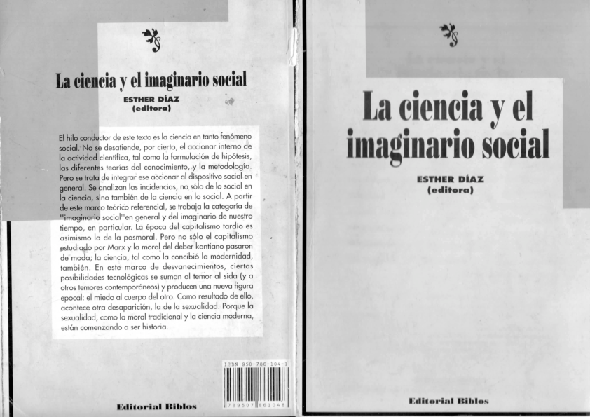 La Ciencia Y El Imaginario Social Pdf