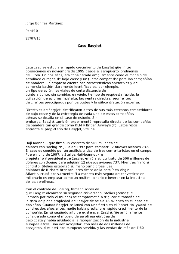 Easy jet introduction image