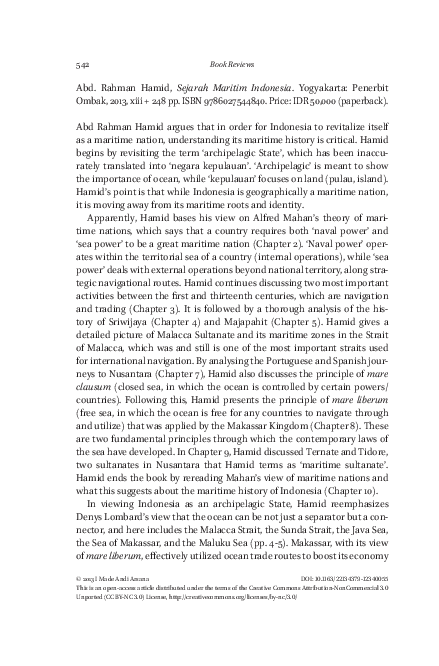 (PDF) Sejarah Maritim Indonesia | Abdul Hamid - Academia.edu