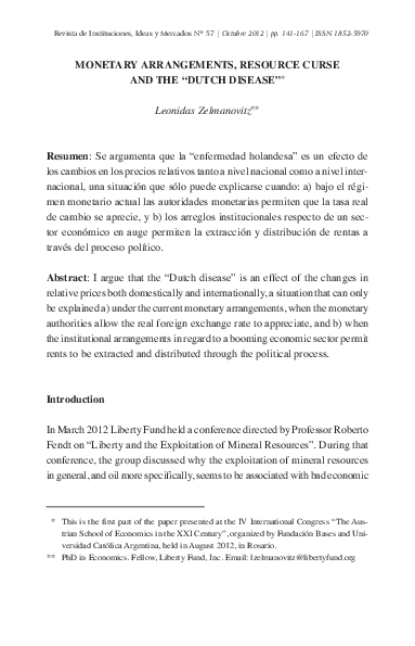 Dutch disease essay picture