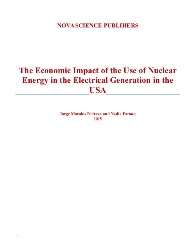 (DOC) The Economic Impact of the Use of Nuclear Energy in the ...
