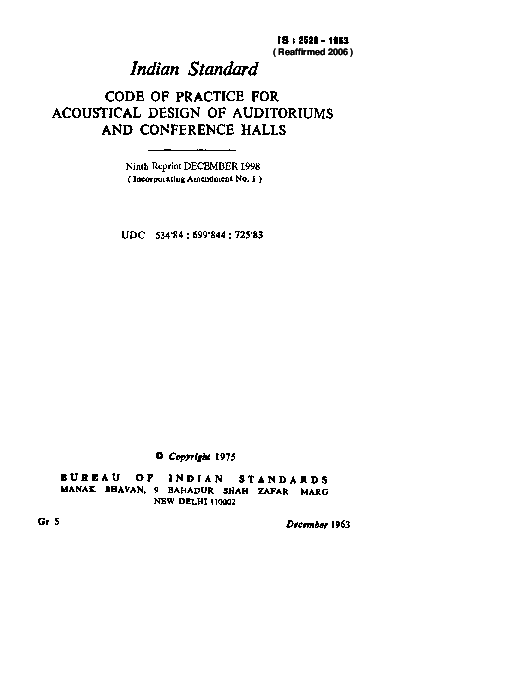 (PDF) IS : 2526 -1862 ** Indian Standard CODE OF PRACTICE FOR ...