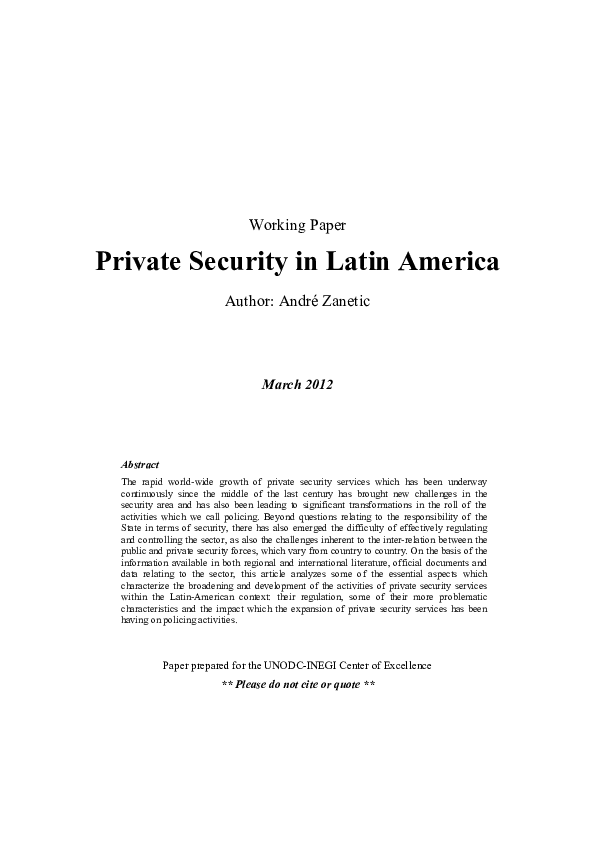 Private security jobs picture