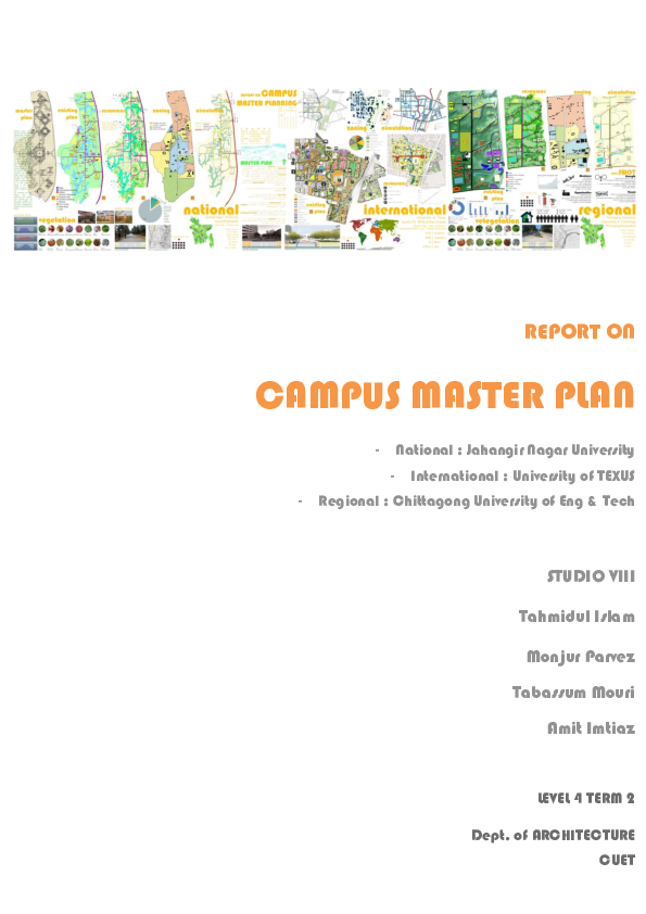 (PDF) Report on Campus Masterplan
