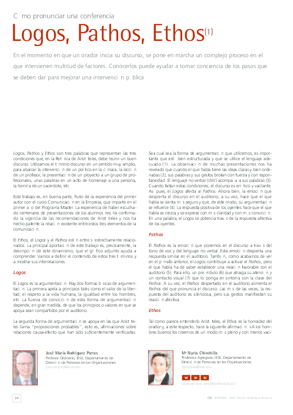Ejemplos De Hoja De Trabajo De Ethos Pathos Logos