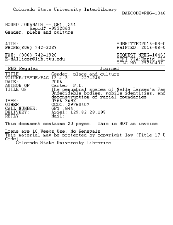 Nella larsen essay picture