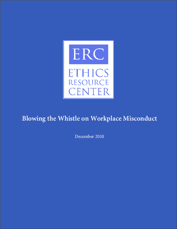 (PDF) Blowing the Whistle on Workplace Misconduct