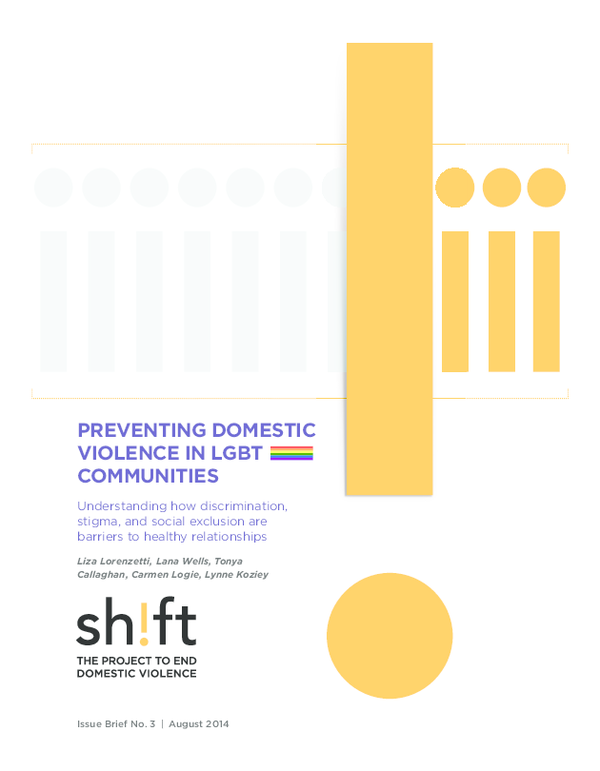 (PDF) Preventing Domestic Violence in LGBTQ Communities: Understanding ...