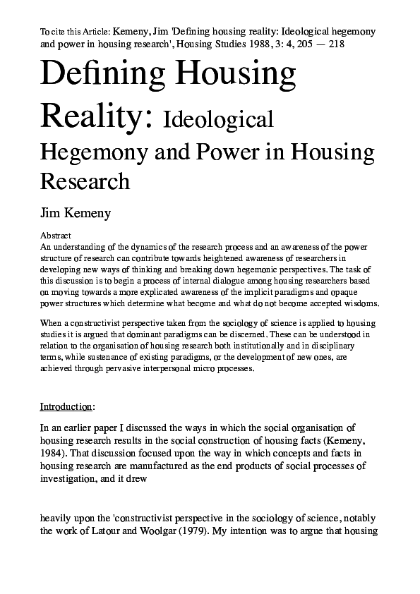 Ideological hegemony examples image