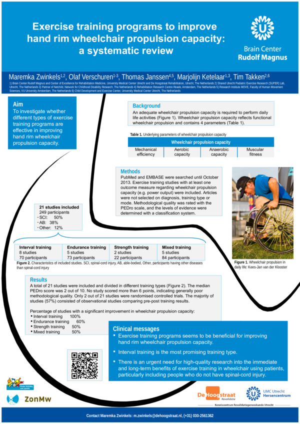 (PPT) Poster 31 Exercise training programs to improve hand rim