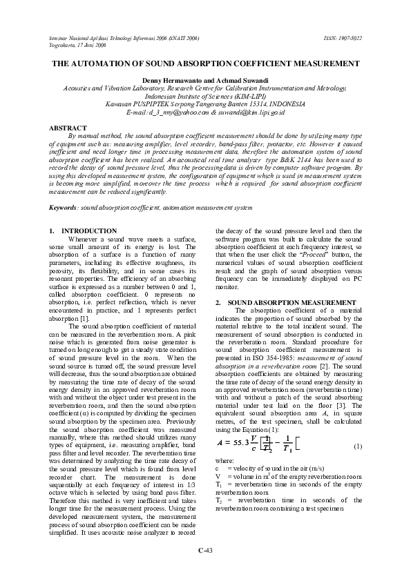 Example of sound insulation picture