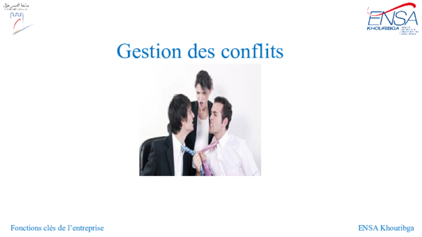 (PPT) Gestion des conflits