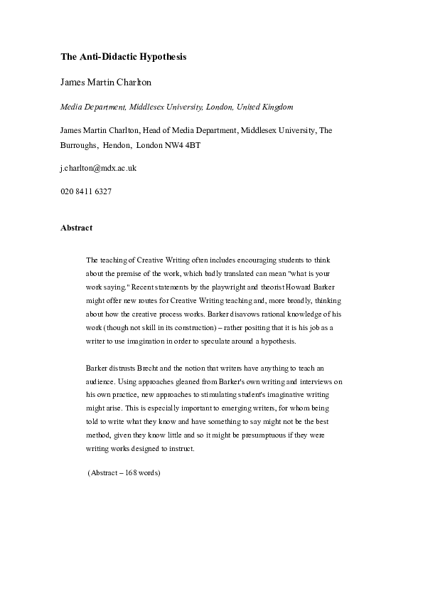 What is didactic literature image