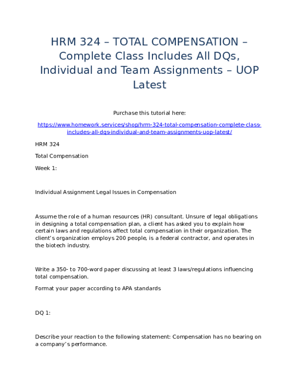 Ntc 324 complete class essay example 05 picture