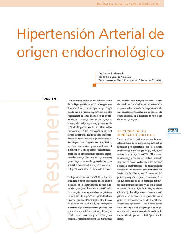 Causa de l hipertensión secundaria 1 Causa de l hipertensión secundaria 1