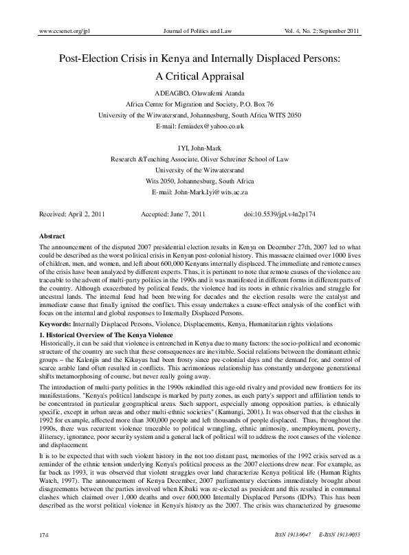 Kenya politics image