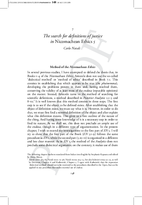 Nicomachean ethics sparknotes picture