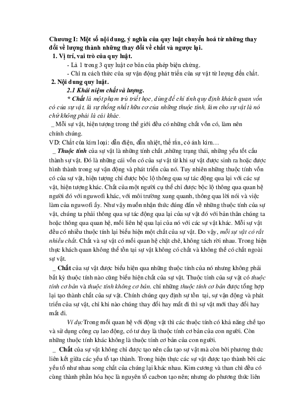 First page of “Chương I”