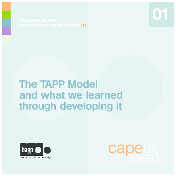 (PDF) On Tapp: Professional Development for Artists and Teachers