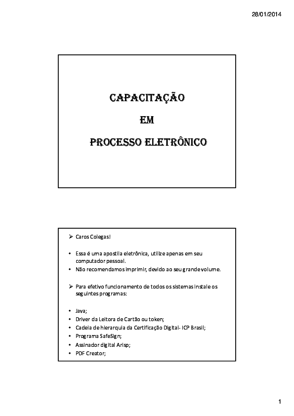 (PDF) SCANER Leitora de Cartão Cartão do Advogado CONEXÃO