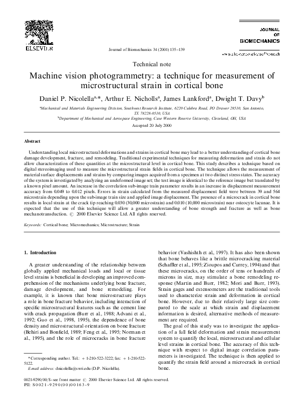 (PDF) Technical note Machine vision photogrammetry: a technique for ...