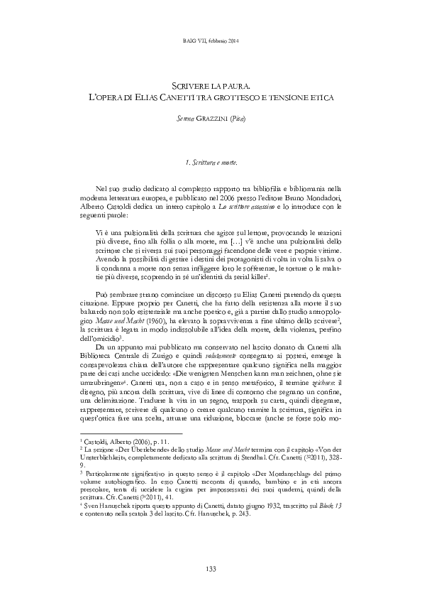 paura datazione