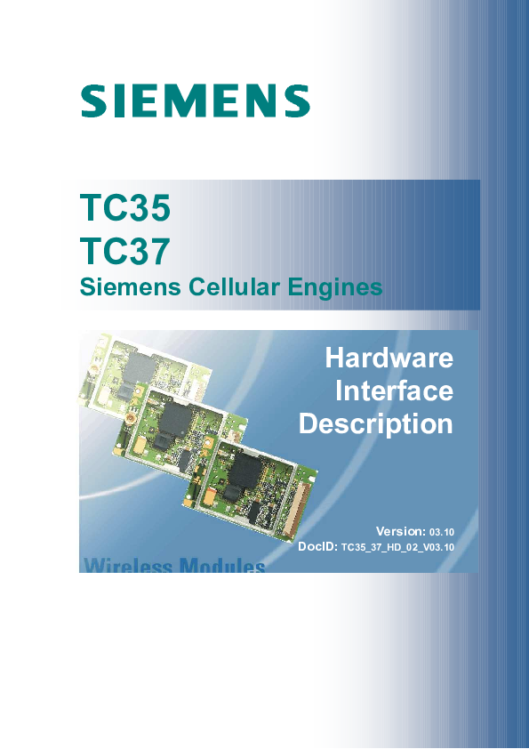 (PDF) Hardware Interface Description