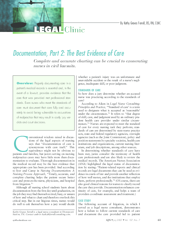 Nursing negligence image