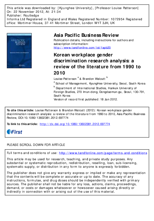 Literature review on female education image