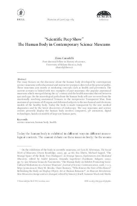 Peep show essay image