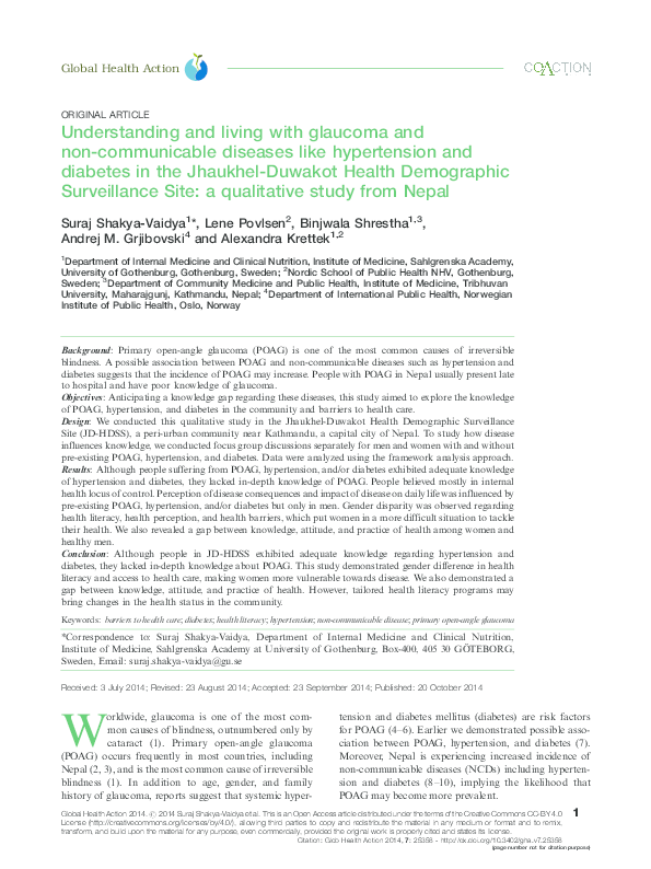  pdf understanding and living with glaucoma and non communicable