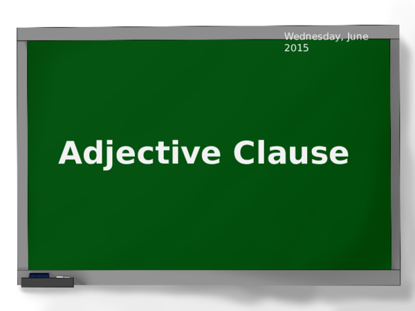 (PPT) Adjective Clause Presentation