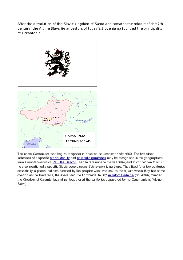 (DOC) Research about ancient Carantanians